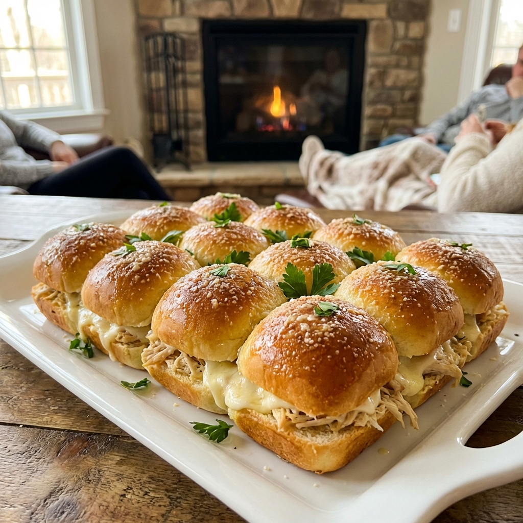 Chicken Caesar Sliders