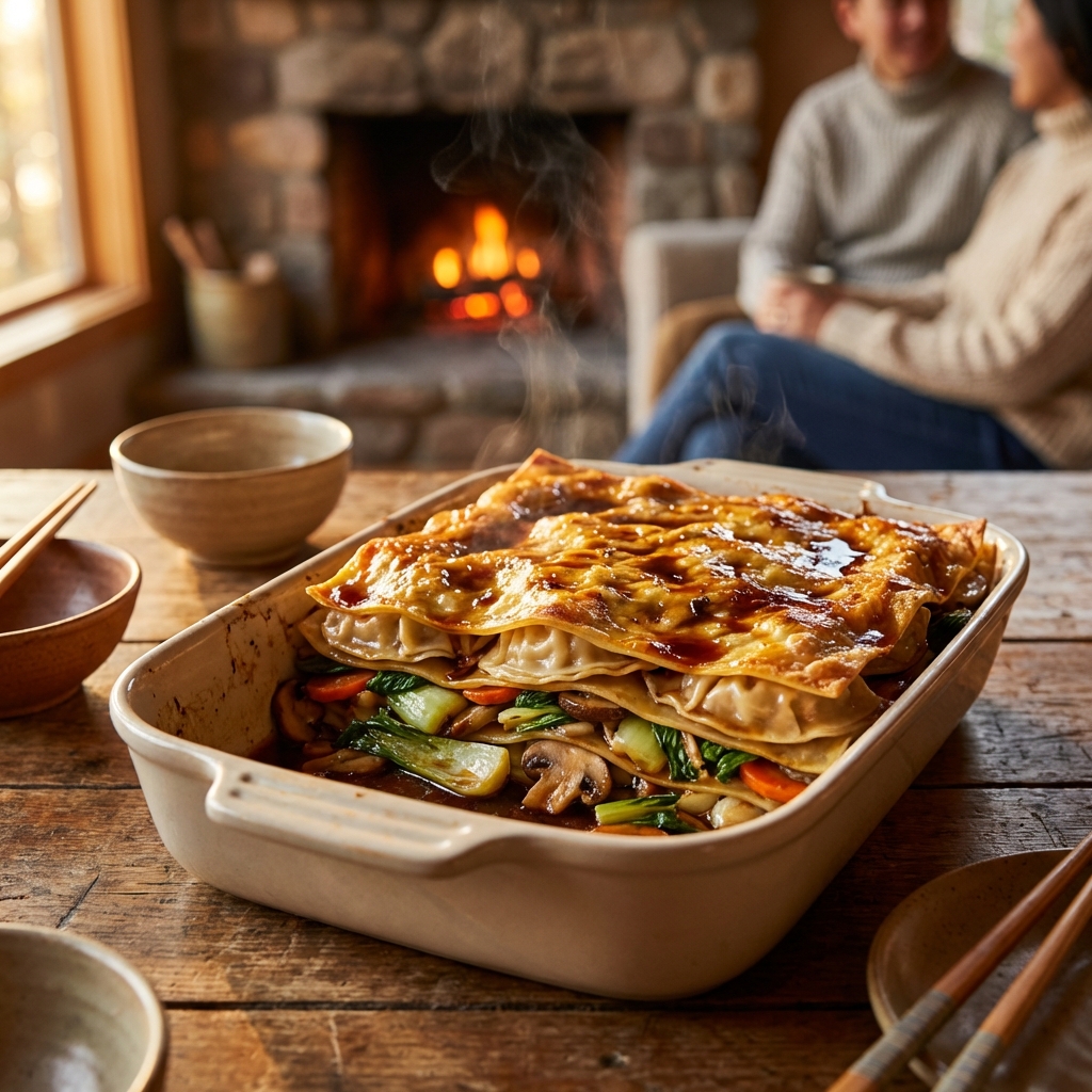 Asian Dumpling Lasagna Soy: Irresistibly Delicious Recipe
