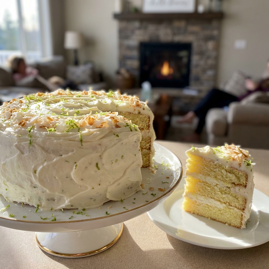 Coconut-Lime Layer Cake