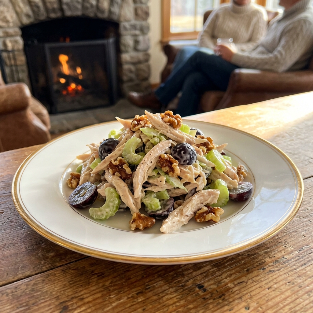 Easy Chicken Salad with Grapes and Walnuts Recipe